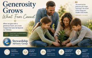 Generosity Grows What Fear Cannot
